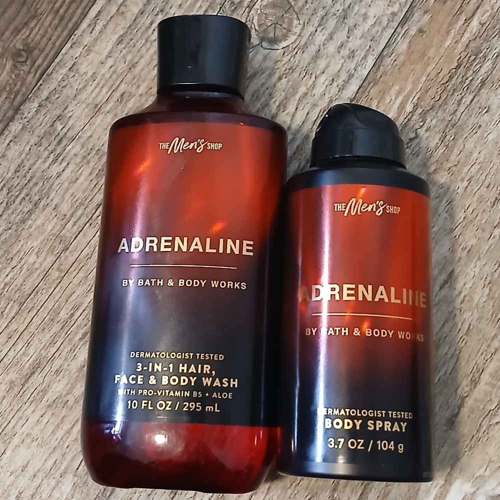 Bath & Body Works Adrenaline Body Wash & Spray